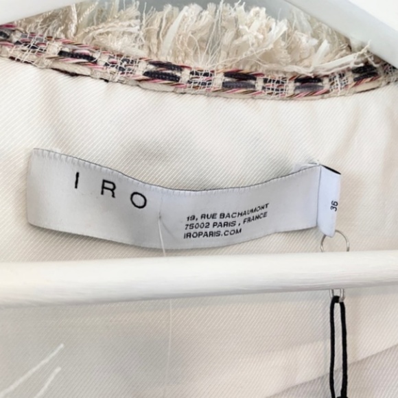 π IRO Locali Tweed Jacket with fringe - Picture 3 of 7